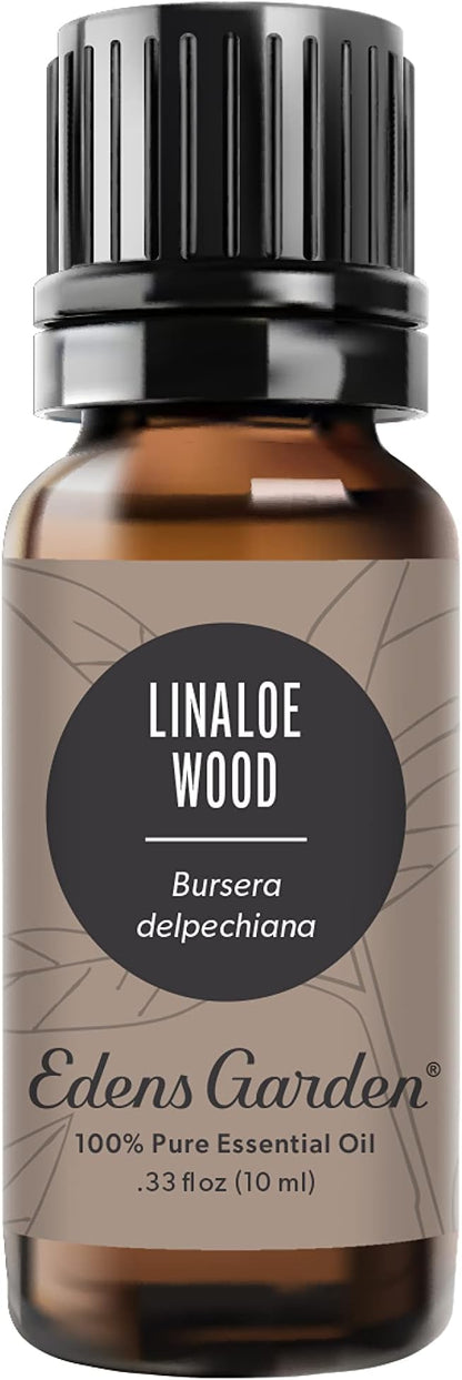 Edens Garden Linaloe Wood Essential Oil- 100% Pure Premium Grade, Undiluted, Natural, Therapeutic, Aromatherapy, The Best for Diffuser, Skin, Face, Hair 10 ml (.33 fl oz)
