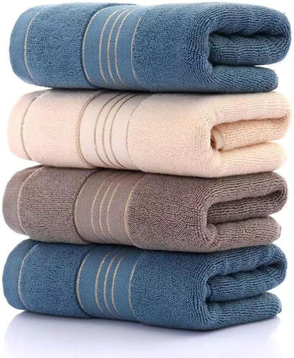2 Pack Hand Towels for Bathroom - 100% Cotton Decorative Soft & Highly Absorbent Towel Set for Face, Spa, Gym, Kitchen, Hotel, 13x30 Inch (Beige - 2 Pack)