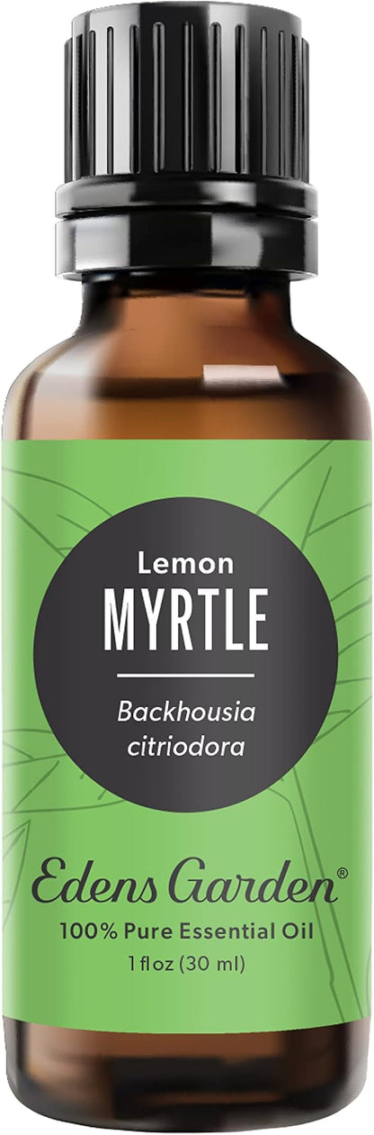Edens Garden Myrtle- Lemon Essential Oil- 100% Pure Premium Grade, Undiluted, Natural, Therapeutic, Aromatherapy, The Best for Diffuser, Candle, Laundry, Humidifiers 30 ml (1 fl oz)