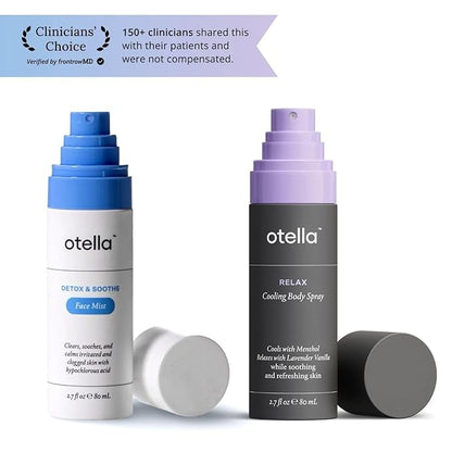 Cool & Calm Bundle - Detox & Soothe Face Mist + Lavender Vanilla Cooling Body Spray