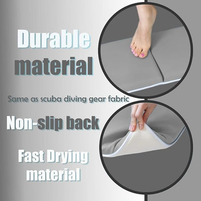 Supa Ant Baby Bath Kneeler and Elbow Rest Pad –Mom’s Choice Award Winner –US-Designed Extra Thick Bathtub Kneeling Pad with 8 Suction Cups, 5-Pocket Organizer, Non-Slip, Cushioned, Durable (Gray)