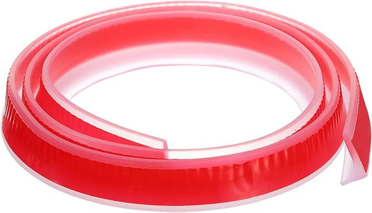 39"x0.8"x0.5" (LxWxH) Collapsible Shower Barrier Stopper - 1 Pack - Good for Bathroom Kitchen - L Shape Water Splash Guard Blocker - Clear
