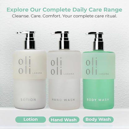 OLIOLI Botanical Hand Wash 15.2oz | Gentle, pH-Balanced Liquid Hand Soap with Aloe | Hydrating Cleanser for Soft, Refreshed Skin | Coastal-Inspired Luxury Hand Wash for Daily Use