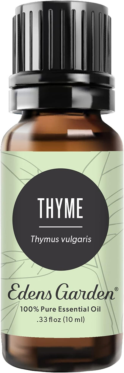 Edens Garden Thyme Essential Oil- 100% Pure Premium Grade, Undiluted, Natural, Therapeutic, Aromatherapy, The Best for Diffuser, Candle, Laundry, Kid Safe 10 ml (.33 fl oz)
