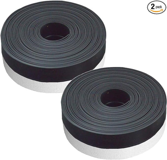 Weather Stripping Door Seal Strip, Door Weather Stripping Seal Strip Sealing Tape for Doors Windows Shower (45mm, Black)