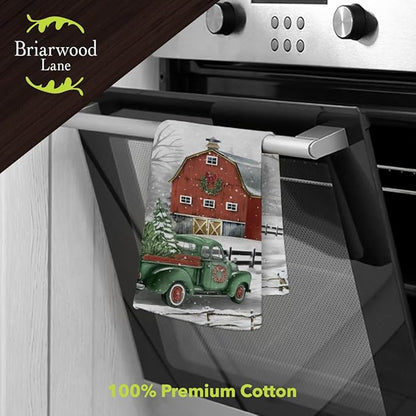 Briarwood Lane Christmas on The Farm Hand Towel