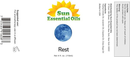 Sun Essential Oils - Good Sleep Blend Essential Oil (Huge 4 Ounce Bottle) Bulk - Sleep Blend Oil - Sleep Oils for Diffuser - Essential Oil for Sleep - Sleep Aromatherapy Oil