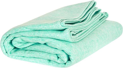 Dock & Bay Beach Towel - Quick Dry, Sand Free - Compact, Lightweight - 100% Recycled - Includes Bag - Rainforest Green, Large (160x90cm, 63x35)