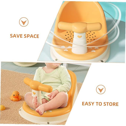 Bath Seat for Months Nonslip Portable Bathtub Support with Ergonomic Comfort and Lightweight Design for Safe Bathing and Playtime