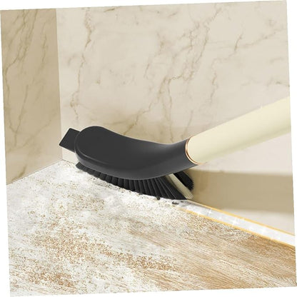 Mipcase 2Pcs Hard-bristled Crevice Cleaning Brush with Ergonomic Handle for Bathroom Window Tracks Kitchen Grooves and Stovetop Stains Detail Cleaner for Household Use