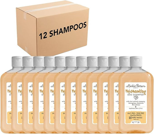 Bobbi Panter Rejuvenating Dog Shampoo, Restores & Revitalizes Skin & Fur, Orange Citrus Scent - 30:1 Concentrated Formula, Made in The USA, Trusted by Professional Groomers, 14 oz. (Case of 12)