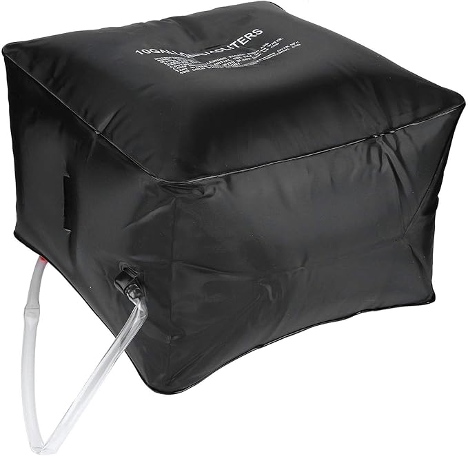 Solar Shower Bag, Waterproof Portable Camping Shower Water Bag, Solar Camping Showers with Showers Head for Hiking Campings Traveling Outdoor Use