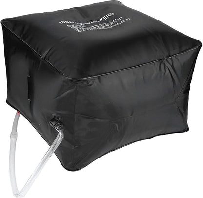 Solar Shower Bag, Waterproof Portable Camping Shower Water Bag, Solar Camping Showers with Showers Head for Hiking Campings Traveling Outdoor Use