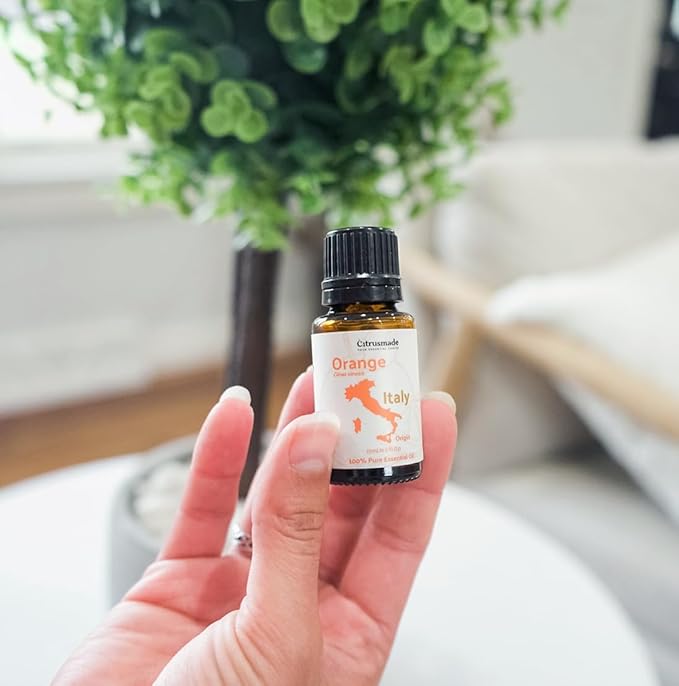 Orange Essential Oil - Direct from Citrusmade in Sicily- Pure Essential Oils for Diffusers and Aromatherapy - 100% Pure Therapeutic Grade (2LBS)