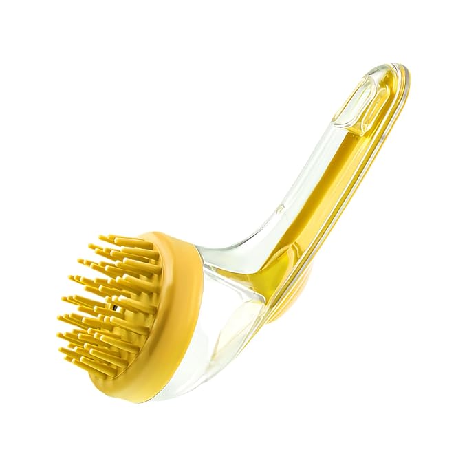 Dog Bath Brush – Cat Grooming Scrubber With Soap Dispenser, Gentle Massage Cleaning Tool | Ideal For Puppies Kittens Pets, Home Bathing, Swimming Pool, Beach, Travel And Professional Groomers