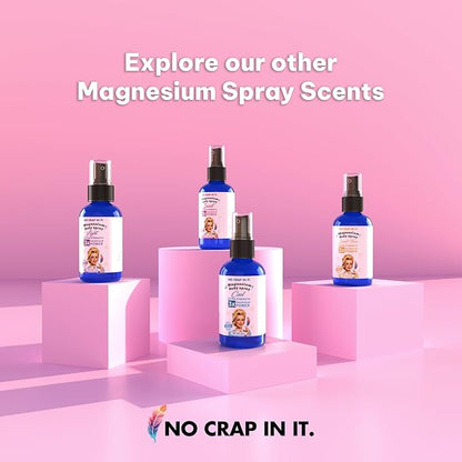 No Crap In It Magnesium Spray, Triple Action!- Your Way to Wellness | Immediate Relief with Our Unique Magnesium Glycinate,Citrate, Chloride Blend Spray (Scent Free)