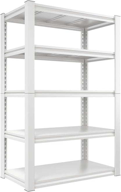 Raybee 72''H Garage Shelving, Storage Shelves 2010LBS, Adjustable 5 Tier Metal Shelving, Closet Garage Shelves Pantry Shelf for Kitchen Closet 72''H*31.7''W*16.3''D