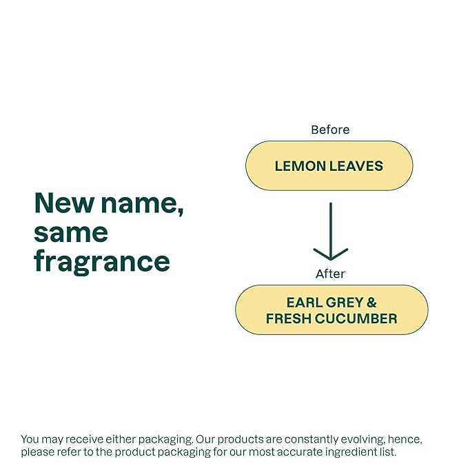 ATTITUDE Liquid Hand Soap, EWG Verified, Plant and Mineral-Based, Vegan Personal Care Products, Lemon Leaves, 67.6 Fl Oz