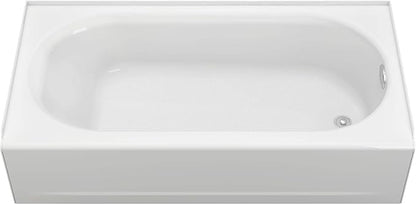 American Standard 2391202ICH.020 Princeton 5 ft. x 30 in. Americast Apron-Front Bathtub – Right Hand Drain, White