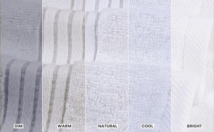 Utopia Towels 6 Piece Premium Hand Towels Set, 16 by 28 inches, 100% Ring Spun Cotton, Lightweight and Highly Absorbent Towels for Bathroom, Travel, Camp, Hotel, and Spa, White