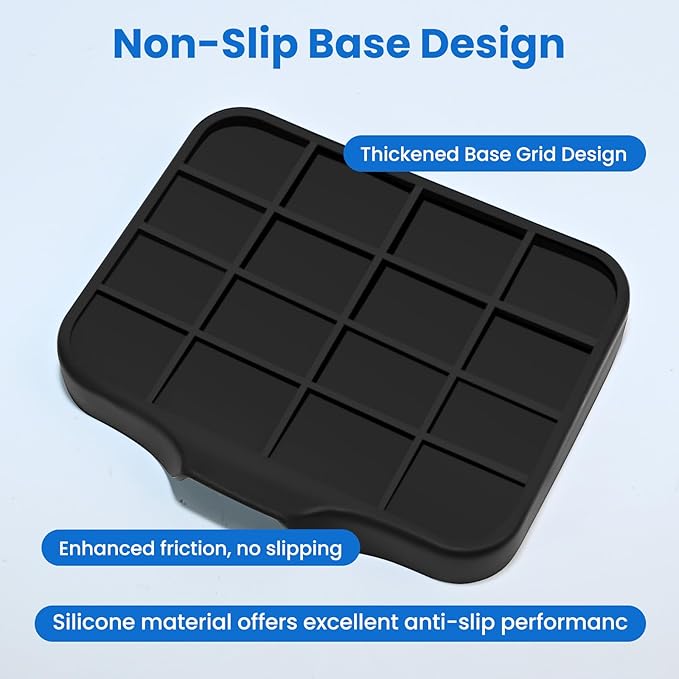 3 Pack Silicone Soap Dish with Drain - Bar Soap Holder for Shower, Bathroom and Kitchen Sink Organize (2Pack Black + 1Pack White)