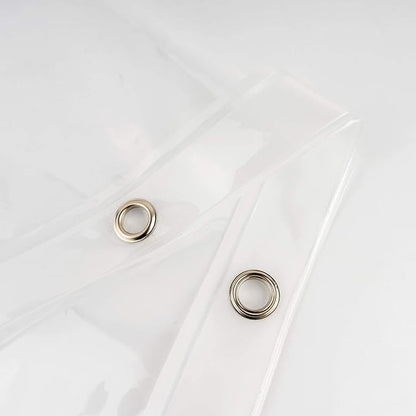Clear Stall Shower Curtain Liner Plastic Shower Liner 72W x 60 H inch Washable Inside Shower Curtain Liner PEVA Shower Curtains for Bathroom with Magnets and Rustproof Metal Grommet Holes