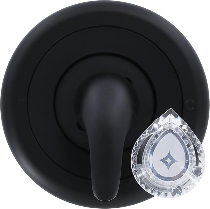 Danco 11083 Use with Moen Tub and Shower Faucets Trim Kit, No Size, Matte Black
