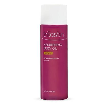TriLASTIN Maternity 4oz Stretch Mark Cream & 3.4oz Nourishing Body Oil Bundle | Pregnancy Skincare Gift for First-Time Moms