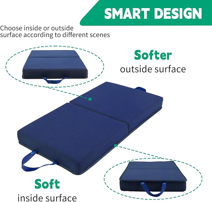 Gardening Knee Pads, Large Knee Pads for Gardening, Kneeler Pad, Thick Garden Knee Pad,Repairing-Floor Knees Mat for Prayer, Fitness, Yoga, Gym & Pilates(Blue)