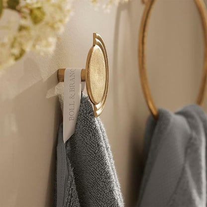 BOLL & BRANCH Plush Bath Sheet Set - Stone - 6 Piece - Includes 2 Oversized Bath Sheets, 2 Hand Towels & 2 Washcloths - 100% Organic Cotton - Ultra Soft & Luxurious - Quick Absorbing