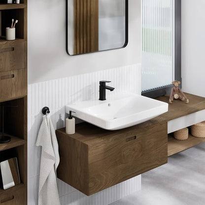 Grohe 1018982430 Cubeo Single Hole Single Handle S-Size Bathroom Faucet, 1.2 GPM, Matte Black