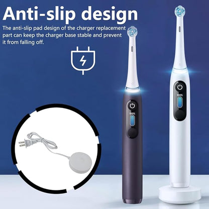 for iO Series Compatible Charging Station for Oral-B Electric Toothbrush - White, Updated by Loner