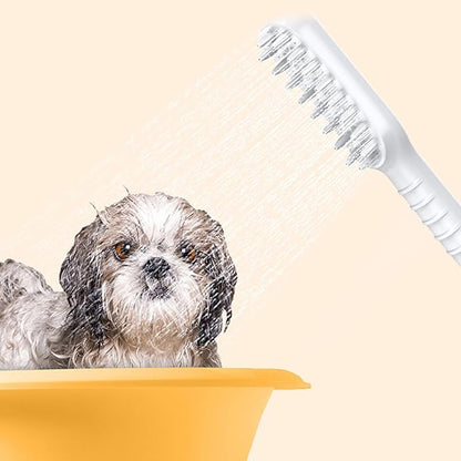 Water Saving Pet Shower Shower Head Comb For Bath Time Massage ABS Construction Quick Installation Grooming Tool Dog Bath Sprayer ABS