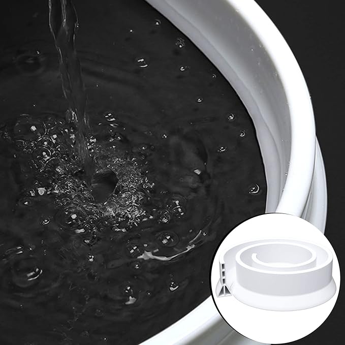 3" High Shower Threshold Water Dam 98 IN Collapsible Shower Water Splash Guard for Curbless Shower Threshold Barrier Water Stopper for Wet and Dry Separation Bathroom and Kitchen (White)