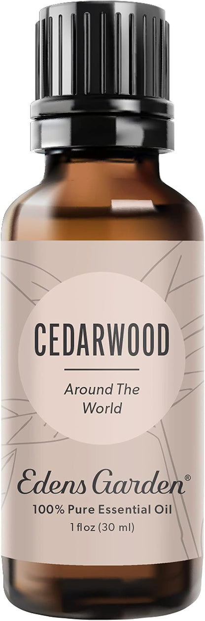 Edens Garden Cedarwood Around The World Essential Oil- 100% Pure Premium Grade, Undiluted, Natural, Therapeutic, Aromatherapy, The Best for Diffuser, Skin, Face, Hair 30 ml (1 fl oz)