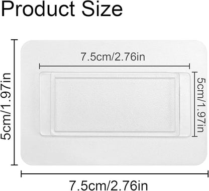 Replacement Adhesive Strip for Black Blue Toothbrush Holder Toothpaste Dispenser Wall Mounted (2 PCS)