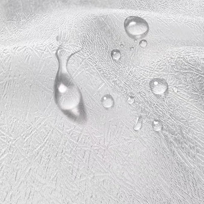 Clawfoot Tub Shower Curtain Heavy Duty 180x70Inch Clear Liner All Warp Around Extra Wide 36 Metal Hooks Bath Curtain for Clawfoot Stand Up Tub Bathroom PEVA Plastic Durable Waterproof Liner,Silk