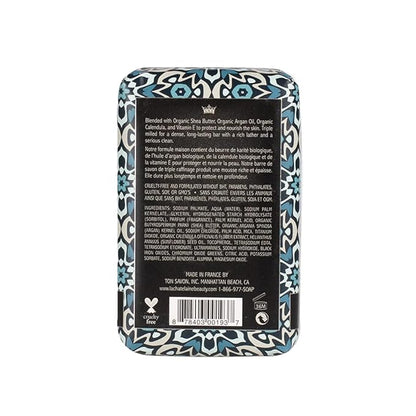 La Chatelaine Shea Butter Bar Soap| Natural and Organic |Triple Milled | Made in France | Unisex, Men, Women | Large (Deep Blue Sea)
