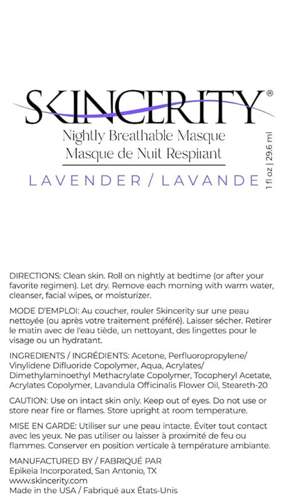Nightly Breathable Masque - Lavender