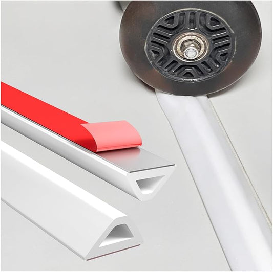 Shower Threshold Water Dam Barrier – 39in Self-Adhesive, Waterproof, Flexible Silicone, Customizable, Easy Install, Prevents Water Leakage & Slipping, Wheelchair Access