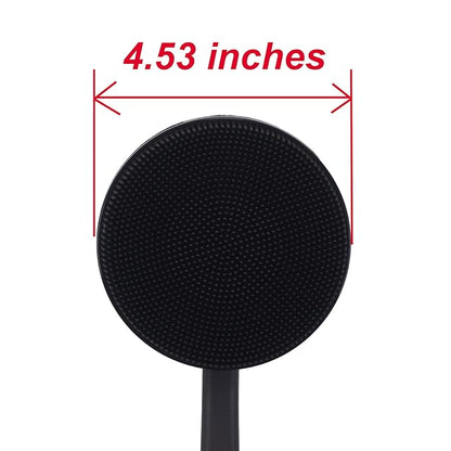 DNC Back Scrubber for Shower, Silicone Shower Brush with Long Handle Soft Bristles, Bath Body Exfoliator Washer for Men Women