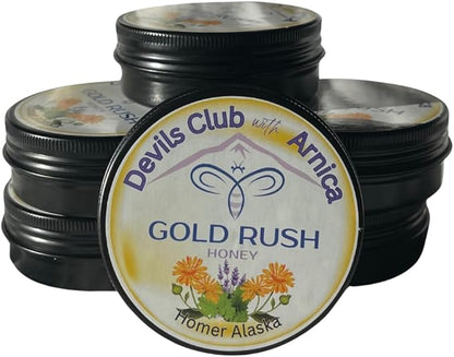 Devil's Club Salve | Arnica Balm | Devil's Club Salve with Arnica 2X Strength | Skin, Muscle and Joint Soothing from Nature