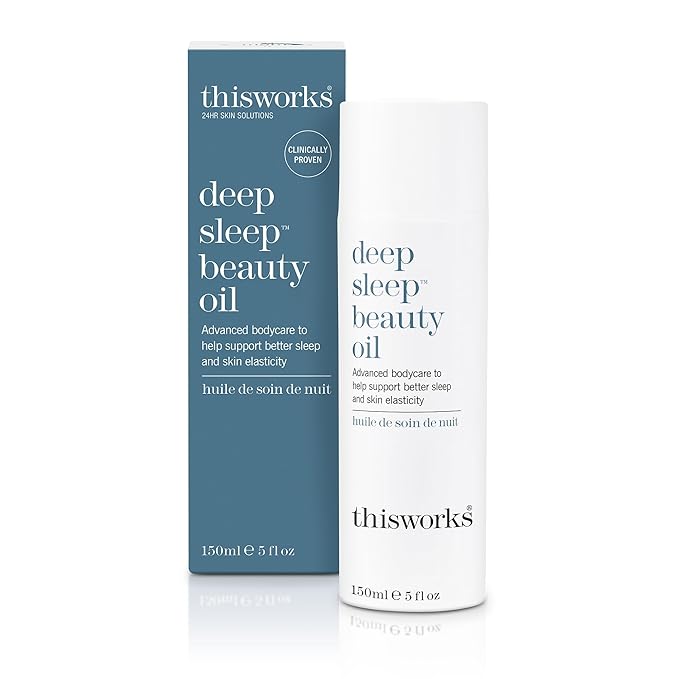 THISWORKS Deep Sleep Beauty Oil – Clinically Proven Nighttime Treatment with Bakuchiol & Botanical Oils, Improves Skin Elasticity & Barrier Function, 5 Fl Oz