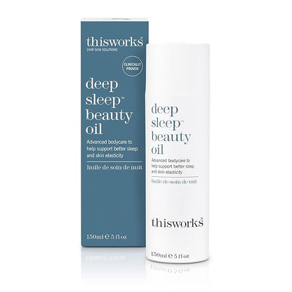 THISWORKS Deep Sleep Beauty Oil – Clinically Proven Nighttime Treatment with Bakuchiol & Botanical Oils, Improves Skin Elasticity & Barrier Function, 5 Fl Oz