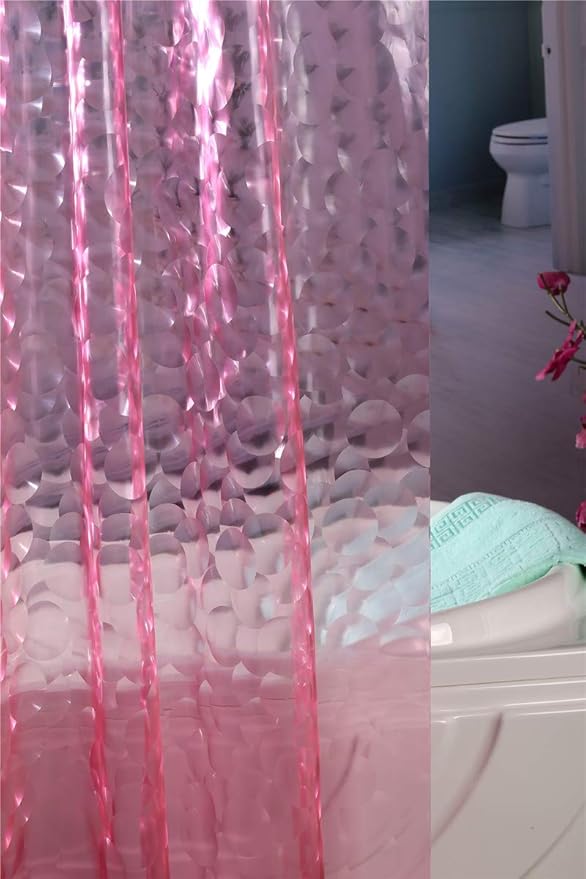 Adwaita 3D Bubbles Shower Curtain Liner