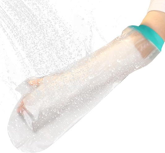 Cast Covers for Shower Arm, Waterproof Cast Cover Arm for Swimming, Cast Shower Cover, Water Proof Cast Protector for Adult, Sleeve for Showering, Elbow, Hand (Diameter - 6.3")