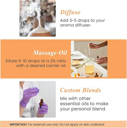 Handcraft Blends Orange Essential Oil – Huge 4 Fl Oz – 100% Pure and Natural – Premium Grade Essential Oil for Diffuser and Aromatherapy, Skin, Massage, Candle and Soap Making Fragrance