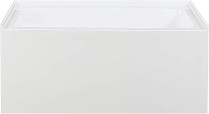 Swiss Madison Well Made Forever Voltaire 48"x32" Acrylic White, Alcove, Right Hand Drain, Apron Bathtub