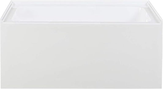Swiss Madison Well Made Forever Voltaire 48"x32" Acrylic White, Alcove, Right Hand Drain, Apron Bathtub