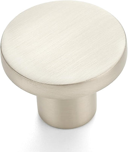 Ravinte 60 Pack Cabinet Knobs Brushed Nickel Kitchen Cabinet Knobs Round Dresser Drawer Pulls Closet Door Pulls 1-1/5 Inch